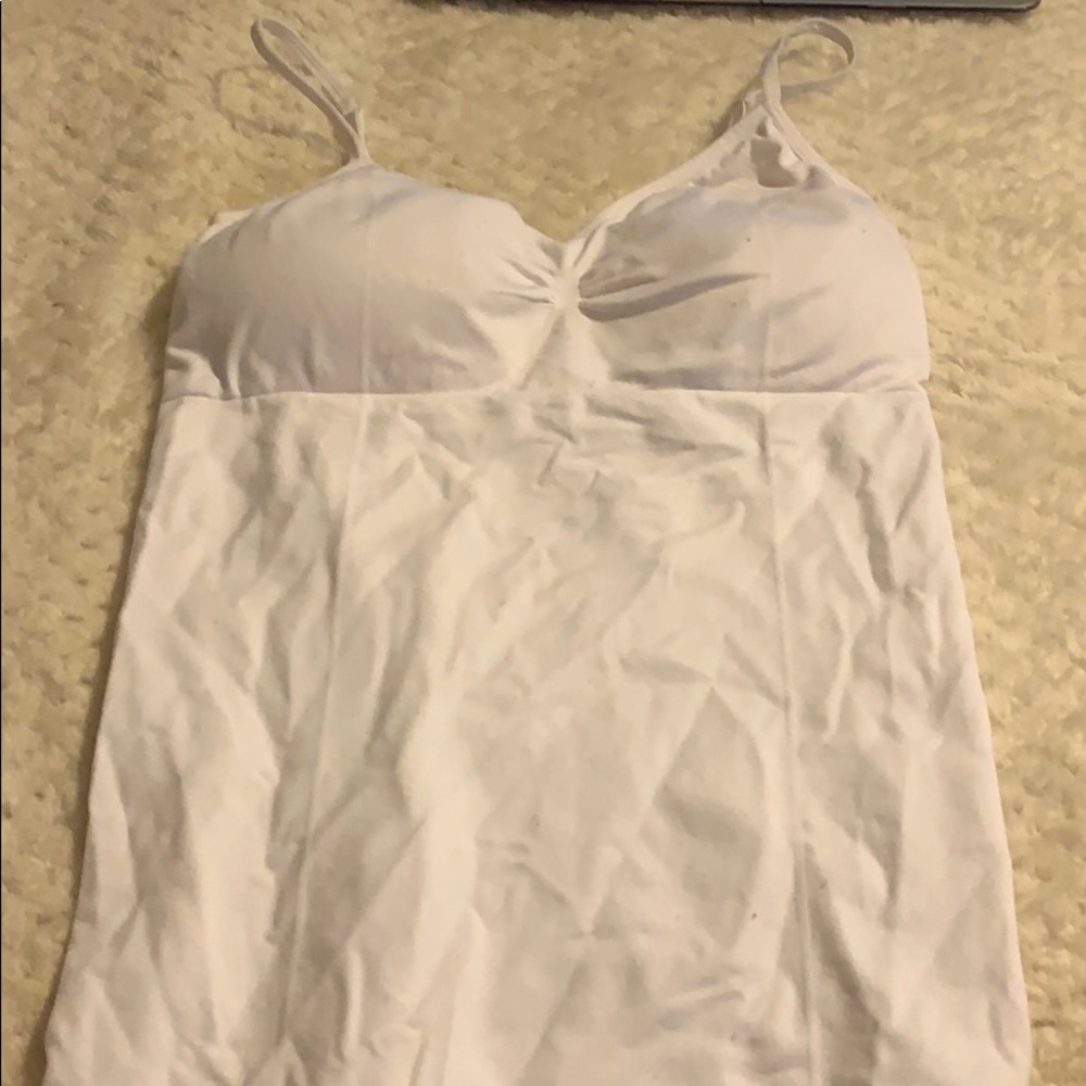White tank top